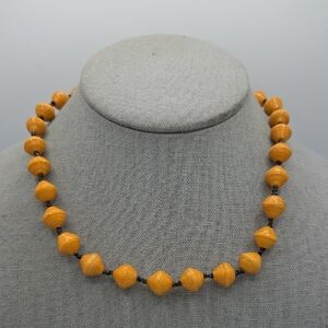 5 FOR $25! Bead For Life Elegant Yellow Beaded Necklace